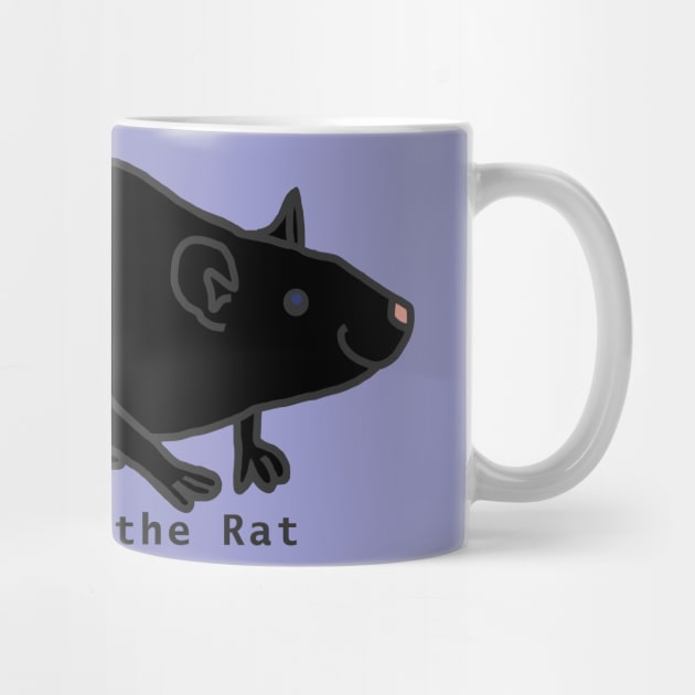 Year of the Rat Black by ellenhenryart